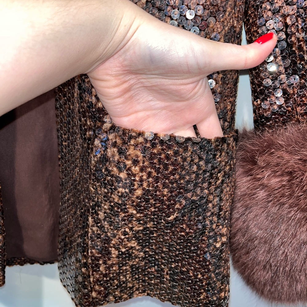 Vintage Bill Blass Sequin Suit - Picture 5 of 15
